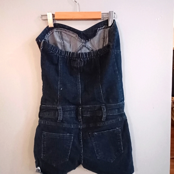 Jeans short romper - Picture 3 of 3